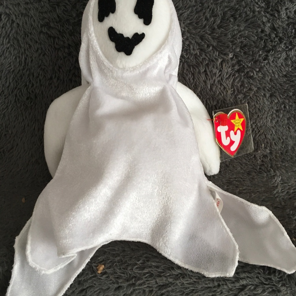 Ty Ghost Plush Toy - White